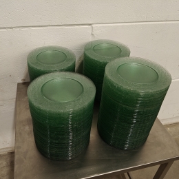 150 assiettes en verre - 31 cm